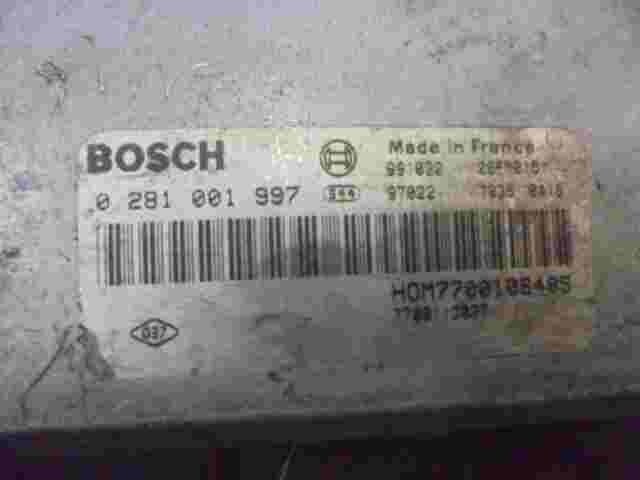 Centralita Renault Laguna HOM7700106485 7700106485 7700113027 BOSCH 0281001997