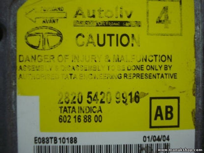 Sensor de impacto de airbag Tata 282054209916 AB 2820 5420 9916 AB 602168800