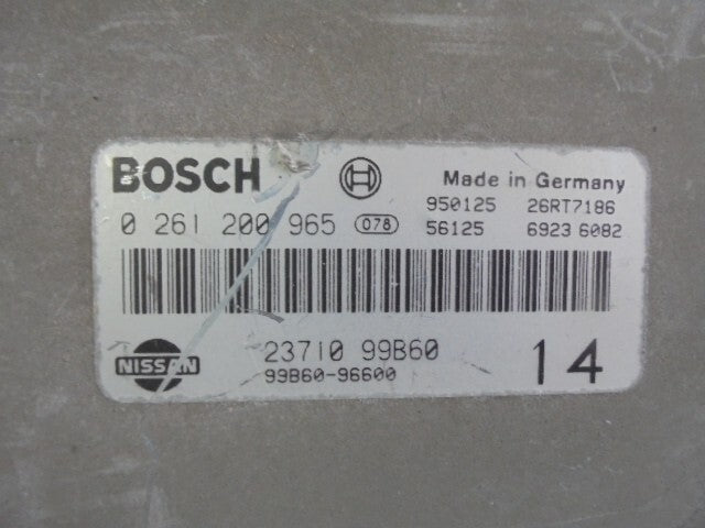 Centralita Nissan Micra II (14) K11 1.3 2371099B60 23710-99B60 BOSCH 0261200965