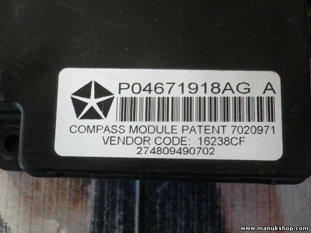 Controllo unità modulo Compass Jeep Dodge VW P04671918AG 7020971 16238CF