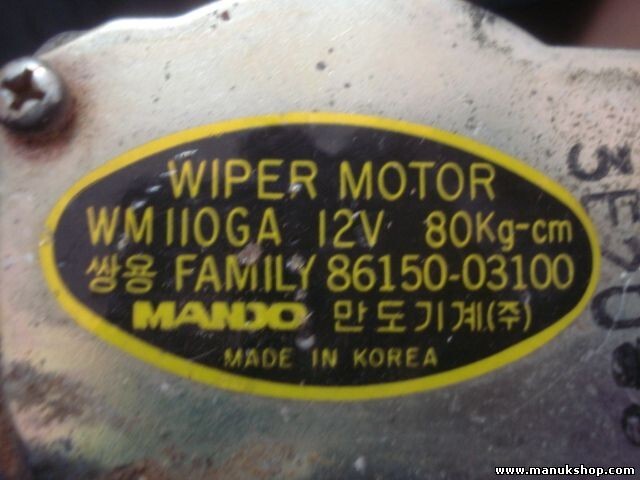 Motor del limpiaparabrisas trasero SsangYong Musso Korando (K4) 8615003100