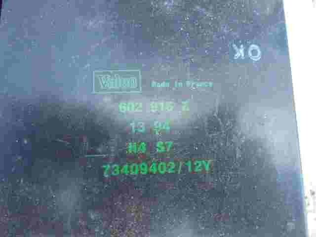 Controller Comfort Citroen Xantia 602916Z 602 916 Z VALEO 73409402/12V