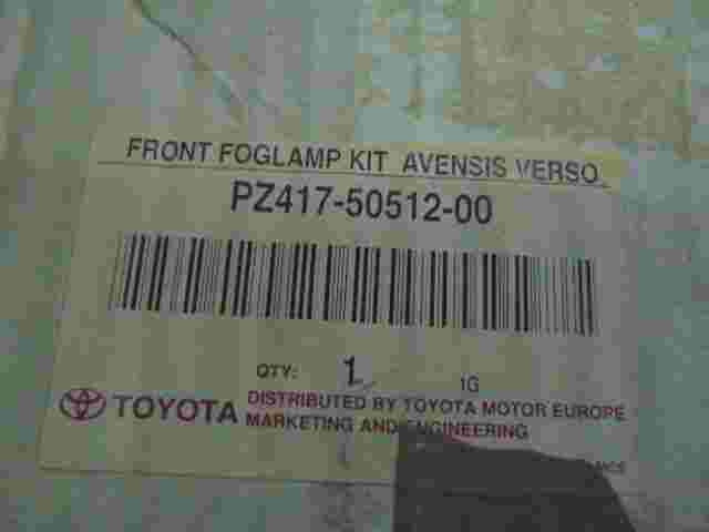 Kit fendinebbia anteriore Toyota Avensis Verso PZ4175051200 PZ417-50512-00
