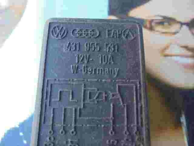 Relé del limpiaparabrisas Audi 431955531 431 955 531 12V-10
