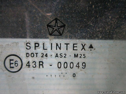 Vetro porta anteriore destra Jeep Grand Cherokee 43R00049 DOT24AS2M25