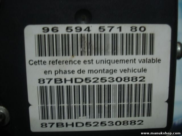 Unidad hidráulica del ABS Peugeot 307 Citroen 9649988280 9659457180 9657352780