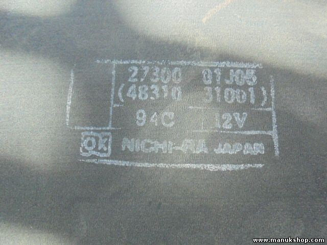 Radiador de calefacción Nissan Patrol Y60, 2730001J05 27300-01J05 4831031001