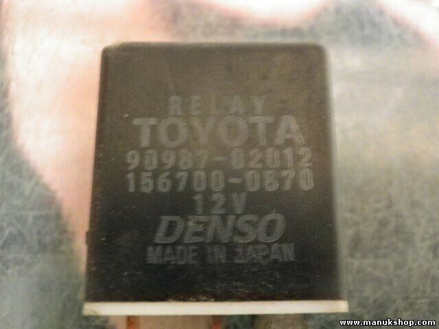 Relé  Toyota Yaris 9098702012 90987 02012 90987-02012 DENSO 1567000870