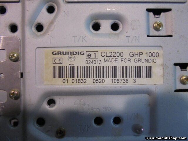 Radio CD WMA MP3 Kia Sorento CL2200 GRUNDIG GPH 1000 GPH1000 CL2200GPH1000
