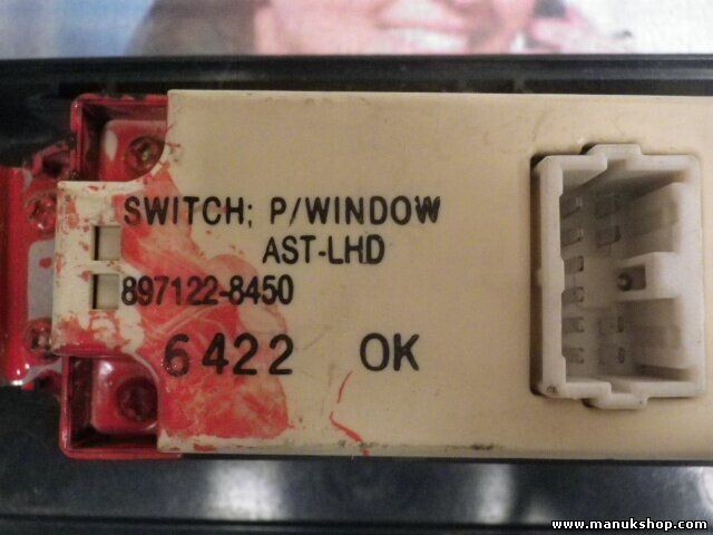 mando botonera elevalunas Isuzu Trooper 8971228450 897122-8450