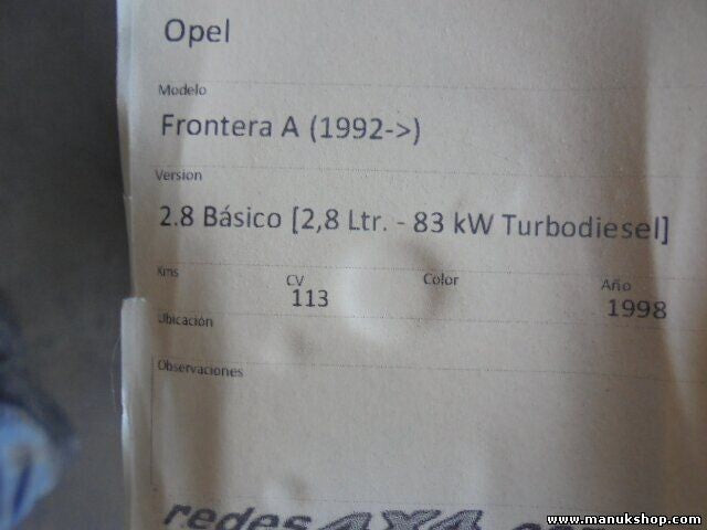 Radiador de agua Opel 91149885 1300119 1300120 1300136 1302058, 91147724