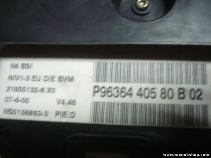 Cuadro de instrumentos Citroen 21655132-8 X0 9636440580 B 02 P9636440580 B02