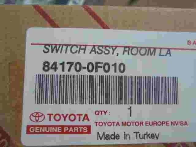 Interruptor de la luz Toyota Verso ZGR20/21 841700F010 84170-0F010 84170 0F010