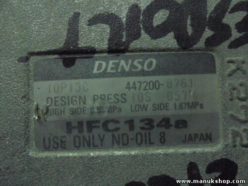 Compresor de Aire Tata Telco Telcosport 2.0 DENSO 4472008761 0473003243 DC12V