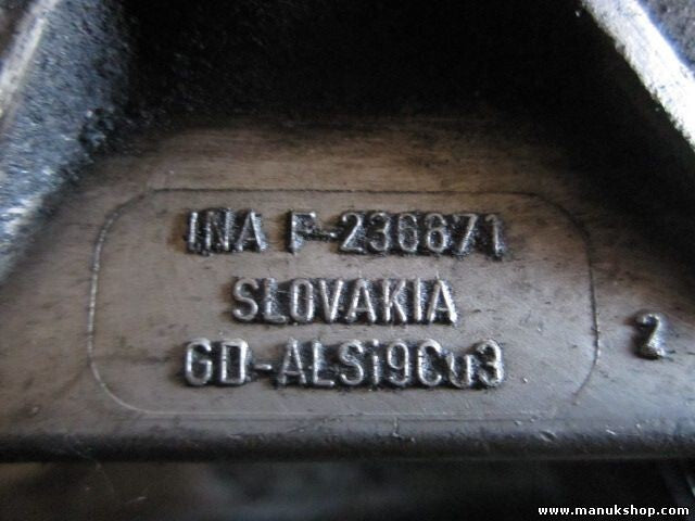 Tensor de correa SsangYong Actyon Kyron I 2.0 XDI INA F236671 F-236671