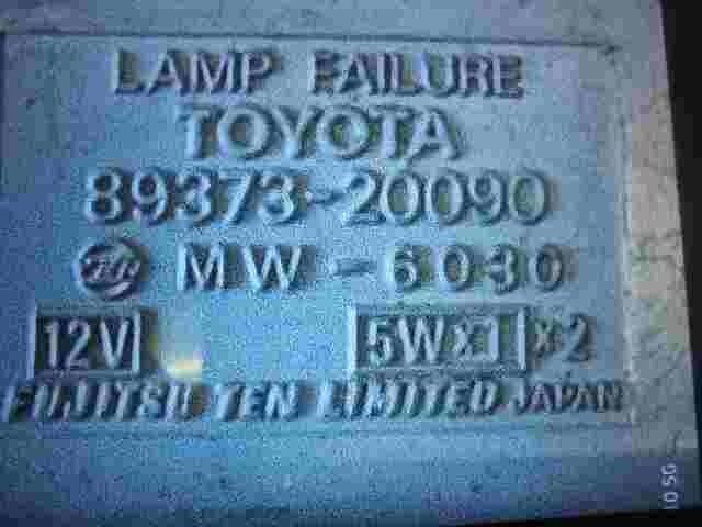 Luce freno relè di controllo Lexus Rx300 8937320090 89373-20090 MW6030