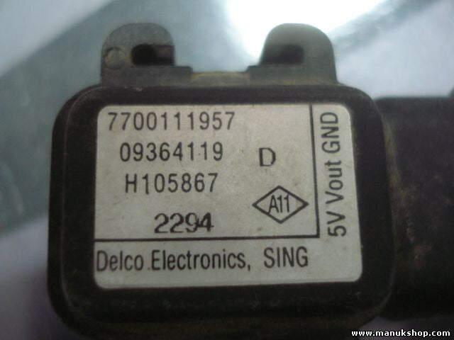 Sensor presión de aire Renault Megane Opel Vivara 1,9 7700111957 09364119D