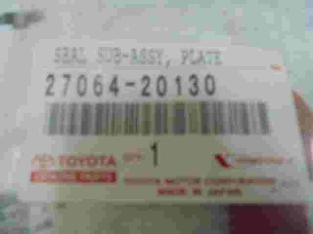 Plate Seal Sub-Assembly  Toyota Lexus LS 430 GX 470 SC 430 2706420130 27064-201