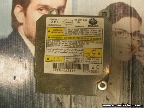  Airbag Centralita Daewoo Lanos KT008AJ3 96387636JC 96387636 JC 5WK4 3063