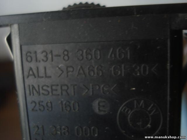 Mando Regulador Luz Cuadro BMW E39 61318360461 61.31-8 360 461 8360461