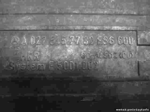 Centralina modulo elettroventilatore Mercedes A0275457732 ESG600 E5001002