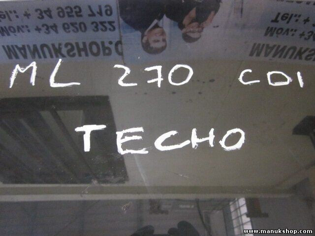 Techo solar cristal panorámico Mercedes-Benz ML270 W163 CDI A1637801021