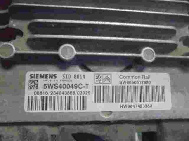 Centralita Citroen Berlingo SW90650517880 90650517880 HW9647423380 5WS40049C-T