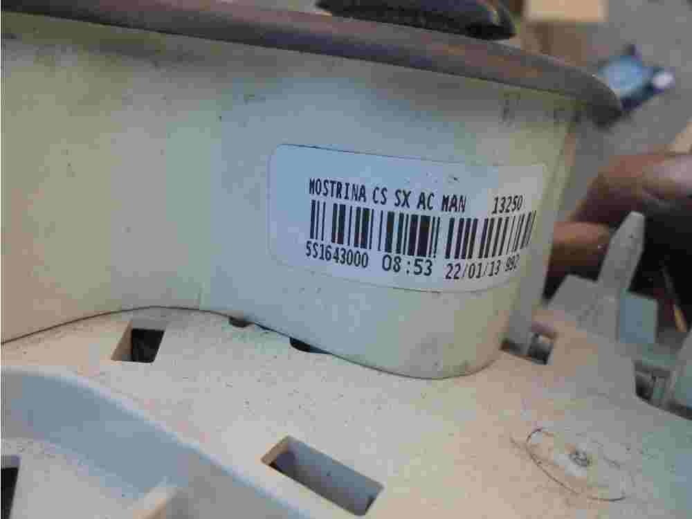 Mando Control de la calefacción Fiat Panda 5S1643000 5S1644000 CS SX AC MAN