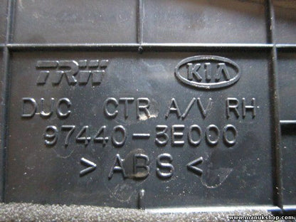 Rejilla Aireadora Kia Sorento 2.5 103KW 974403E000 97440-3E000 97440 3E000 RH