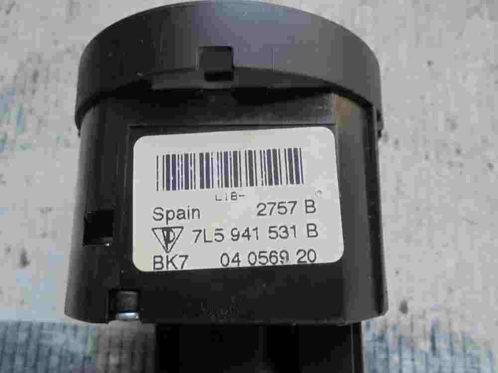 Conmutador de luces Porsche 7L5941531B 7L5 941 531 B BK7 04056920 04 0569 20