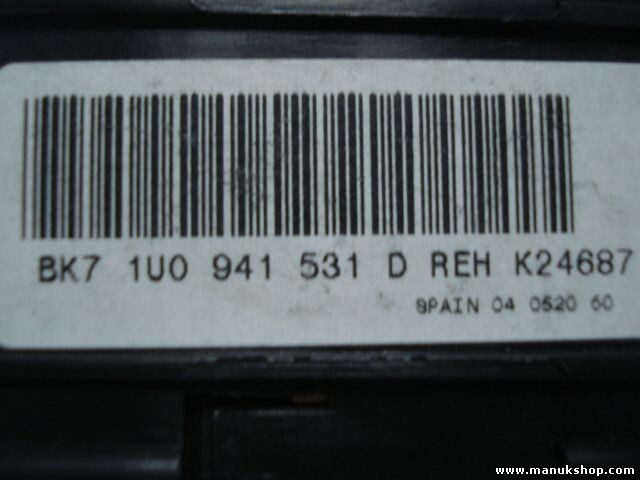 Conmutador de luces Skoda Octavia 1U0 941 531 D 1U0941531D /1UO941531D