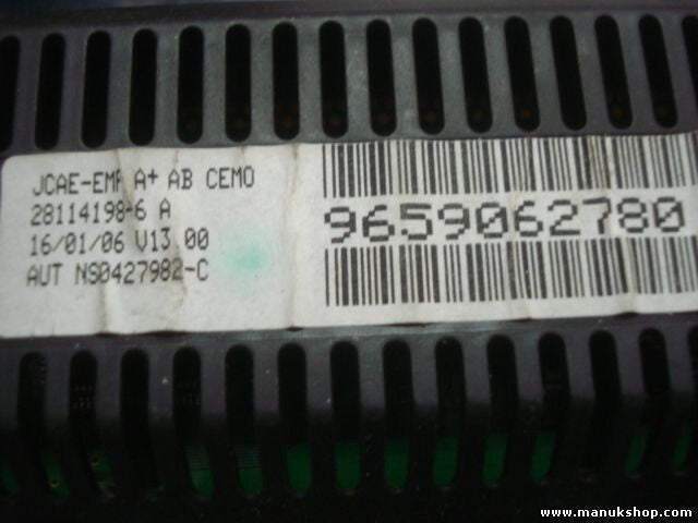 Pantalla del salpicadero Citroen C4 9659062780 JCAE-EMF 281141986A NS01652195