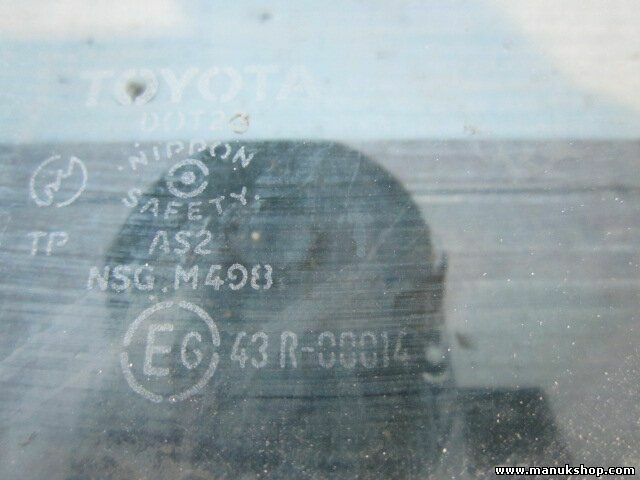 Triángulo Cristal trasero derecha TOYOTA Hilux 43R00014 DOT23AS2NSGM468 