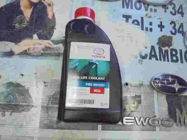 Antifreeze 1 L. Pre-Mixed Long Life Coolant Lexus Toyota 100001122 100000980 MFD