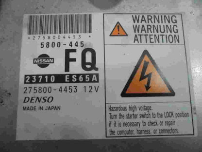 Centralita del motor Nissan X-Trail 5800445FQ 5800-445 FQ 23710ES65A 2758004453