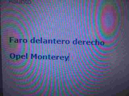 Faro delantero derecho Opel Monterey H4 (R )12V60/55W 12V H4 60/55W Ichikoh 1585