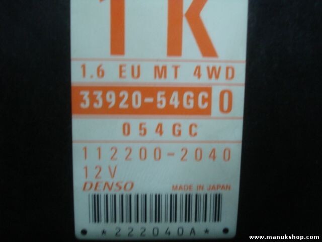 Centralita del motor Suzuki Liana 1K 33920-54GC 3392054GC 33920-54GC0 3392054GC0