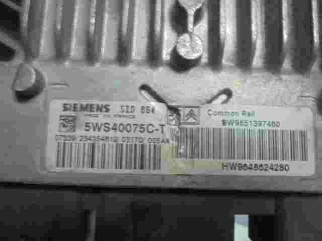 Centralita Citroen C2 SW9651397480 SW 9651397480 HW9648624280 5WS40075C-T