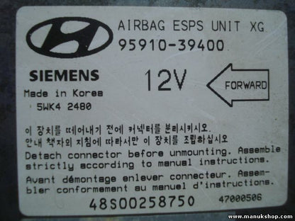Airbag Centralita Hyundai XG300 ESPS UNIT XG 9591039400 SIEMENS 5WK42400