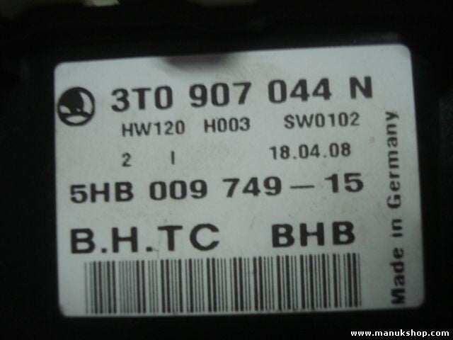 A/C System Skoda Superb 3T0907044N 3TO907044N 5HB00974915 5HB 009 749 15