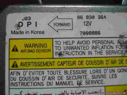Sensore di impatto airbag Daewoo 96830364NX 96830364 NX 96 830 364 NX 70886