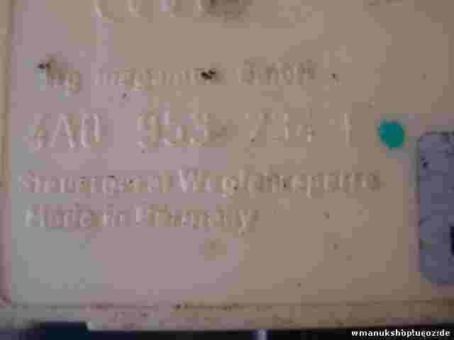 Control de la unidad de alarma inmovilizador módulo Audi A4 4A0953234F