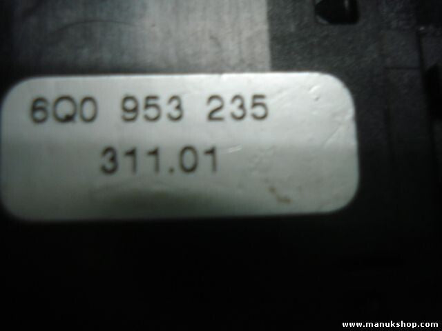 Interruptor de emergencia warning VW Volkswagen 6Q0953235 6Q0 953 235 6QO953235