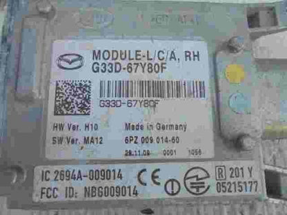 Control de estacionamiento electrónico Mazda G33D67Y80F 2694A009014  NBG009014