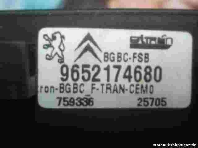 Unità di controllo riscaldamento sedile Peugeot 9652174680 BGBC-FSB