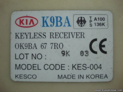 Controlador cierre centralizado Kia Clarus K9BA 0K9BA 67 7R0 0K9BA677R0