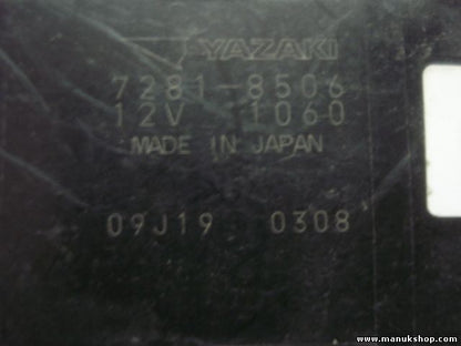 Relé integración Suzuki Grand Vitara 7281 8506 72818506 09J19 0308 09J190308