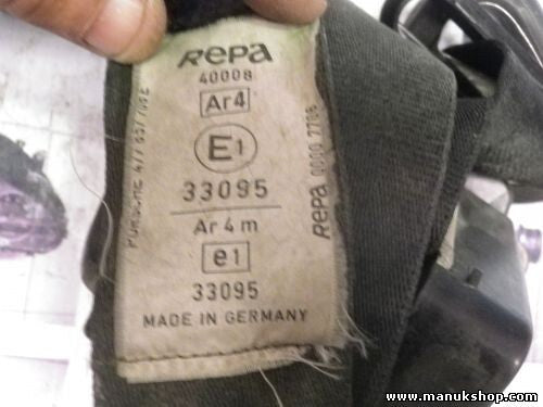 Cinturón de seguridad delantero derecho Audi Q7 4L 3.0 TDI 4L1857706 AR4M 33095