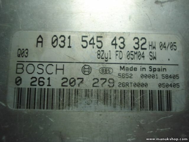 Centralita Mercedes W163 ML 55 AMG 2000-2005 Q03 A0315454332 FD05M04 0261207279