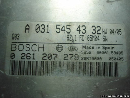 Centralita Mercedes W163 ML 55 AMG 2000-2005 Q03 A0315454332 FD05M04 0261207279